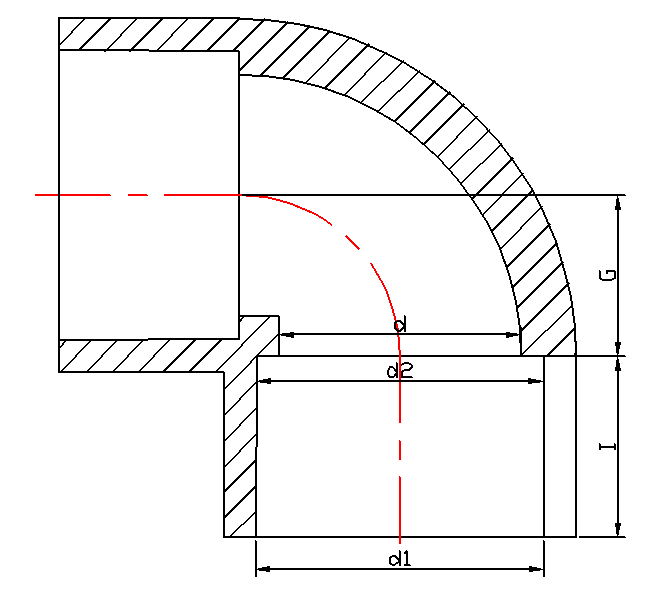 Clear PVC Elbow