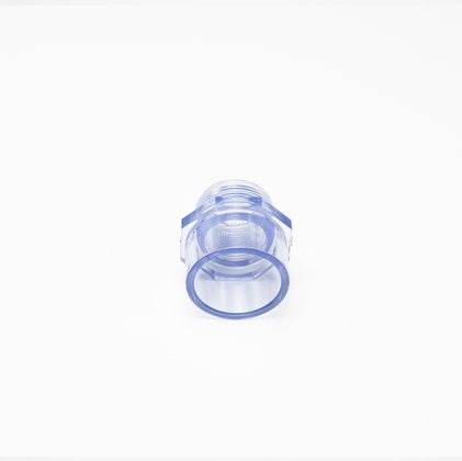 Clear PVC Male Adapter