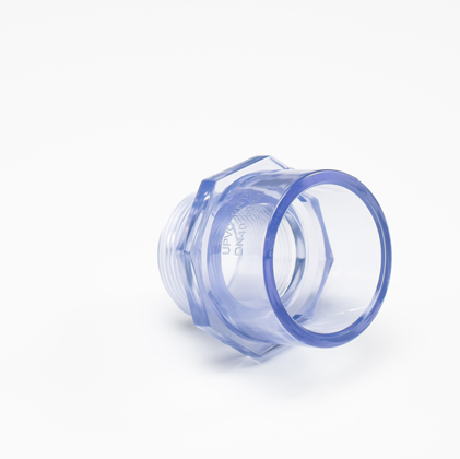 Clear PVC Male Adapter