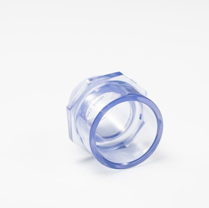 Clear PVC Male Adapter