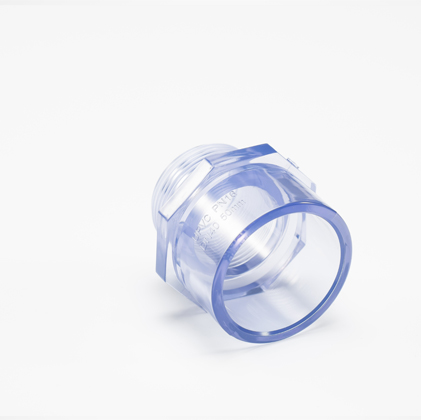 Clear PVC Male Adapter