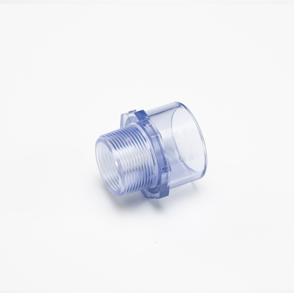 Clear PVC Male Adapter