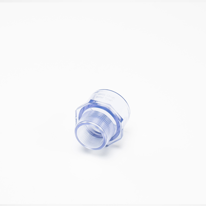 Clear PVC Male Adapter