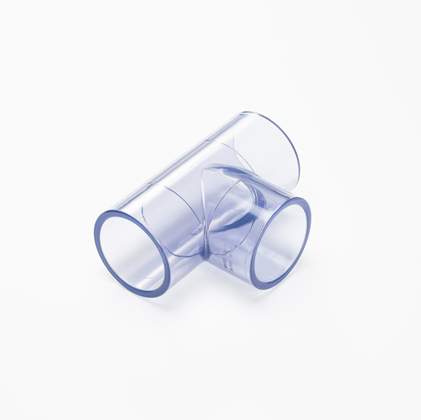 Clear PVC Tee Pvc Fittings Transparent