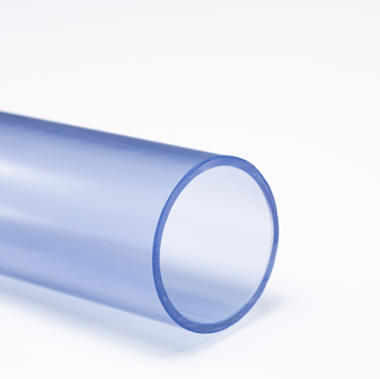 large clear pvc pipe
