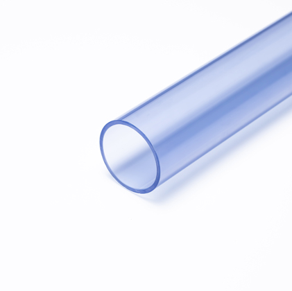 clear hard plastic pipe
